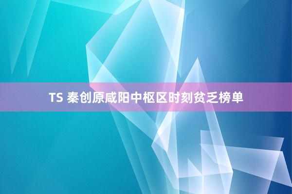 TS 秦创原咸阳中枢区时刻贫乏榜单